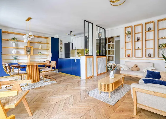 Lägenhet Bright Flat - 3br - 6p - Ternes *