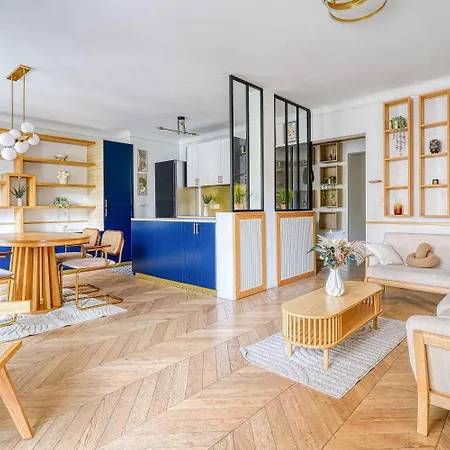 Daire Bright Flat - 3br - 6p - Ternes *